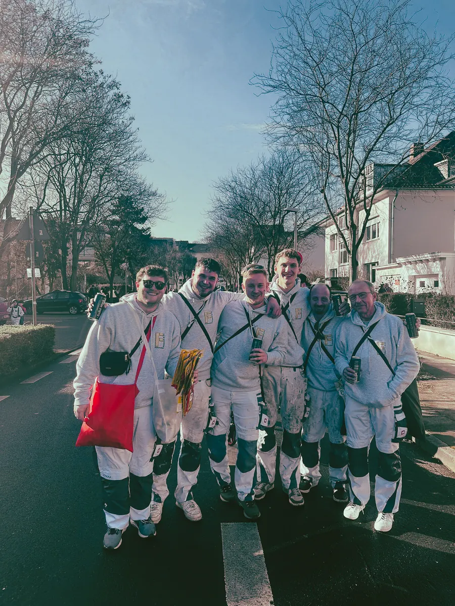 Das Füssenich Team beim Karnevalszug